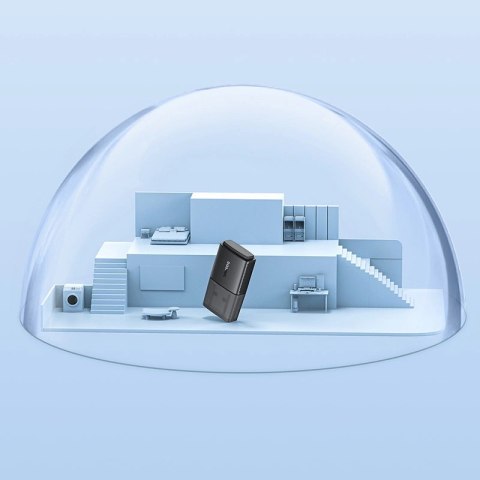 Karta sieciowa USB Baseus BS-OH169 300Mb/s - czarna Karta sieciowa USB Baseus BS-OH169 300Mb/s - czarna
