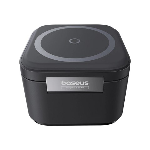 Ładowarka bezprzewodowa 2w1 Baseus BS-W531 MagSafe / Qi USB-C 20W - czarna Ładowarka bezprzewodowa 2w1 Baseus BS-W531 MagSafe / Qi USB-C 20W - czarna