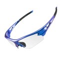 Okulary rowerowe Rockbros 10069 fotochromowe UV400 - niebieskie Okulary rowerowe Rockbros 10069 fotochromowe UV400 - niebieskie