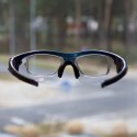 Okulary rowerowe Rockbros 10069 fotochromowe UV400 - niebieskie Okulary rowerowe Rockbros 10069 fotochromowe UV400 - niebieskie