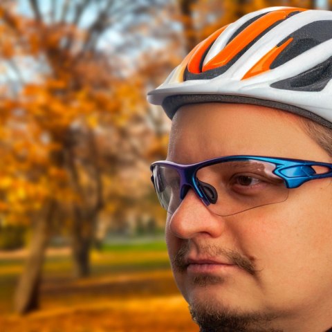 Okulary rowerowe Rockbros 10069 fotochromowe UV400 - niebieskie Okulary rowerowe Rockbros 10069 fotochromowe UV400 - niebieskie