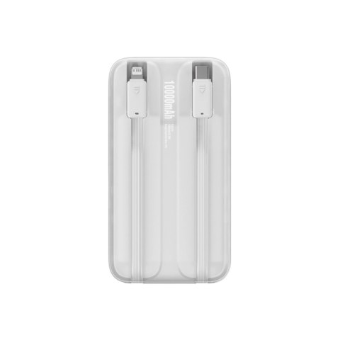 Powerbank Baseus Comet Series z wyświetlaczem 10000mAh 22.5W - biały + kabel USB-A - USB-C Powerbank Baseus Comet Series z wyświetlaczem 10000mAh 22.5W - biały + kabel USB-A - USB-C