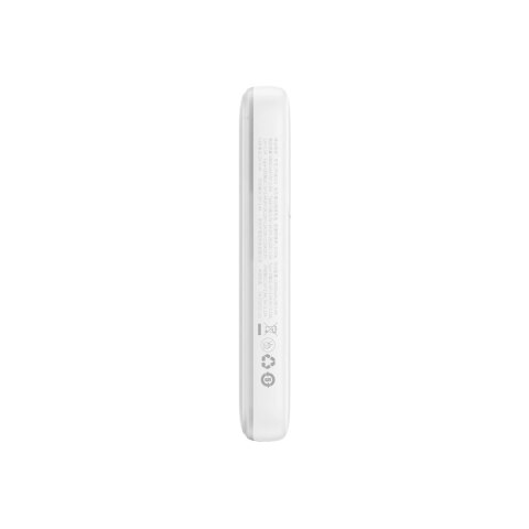 Powerbank Baseus Comet Series z wyświetlaczem 10000mAh 22.5W - biały + kabel USB-A - USB-C Powerbank Baseus Comet Series z wyświetlaczem 10000mAh 22.5W - biały + kabel USB-A - USB-C