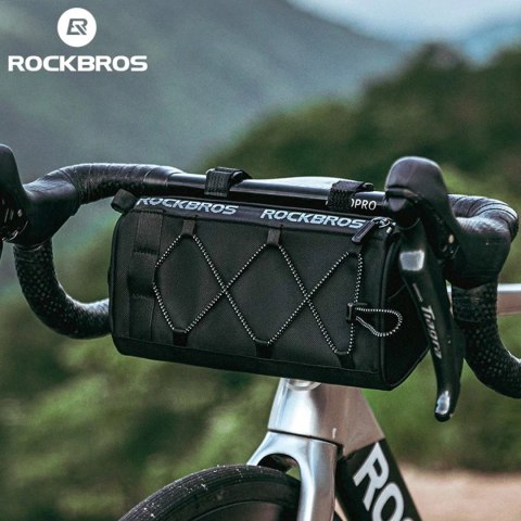Torba rowerowa Rockbros 30110030001 na kierownicę - czarna Torba rowerowa Rockbros 30110030001 na kierownicę - czarna