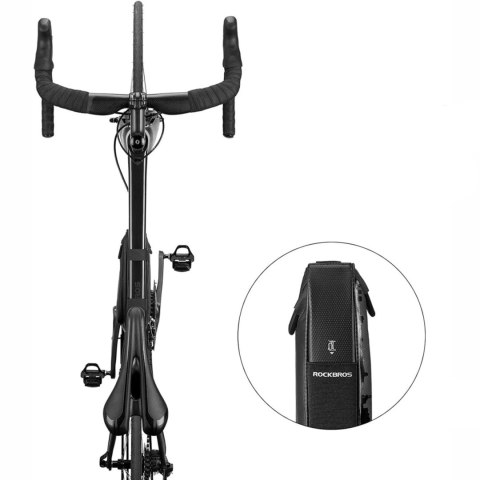 Torba rowerowa Rockbros B39-2 wodoodporna na ramę - czarna Torba rowerowa Rockbros B39-2 wodoodporna na ramę - czarna