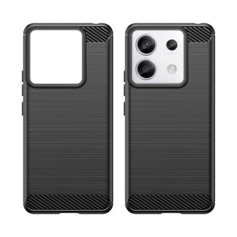 Etui Carbon Case do Xiaomi Redmi Note 13 Pro+ - czarne Etui Carbon Case do Xiaomi Redmi Note 13 Pro+ - czarne