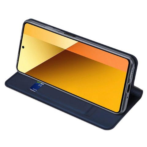 Etui Dux Ducis Skin Pro z klapką i miejscem na kartę na Xiaomi Redmi Note 13 5G - niebieskie Etui Dux Ducis Skin Pro z klapką i miejscem na kartę na Xiaomi Redmi Note 13 5G - niebieskie