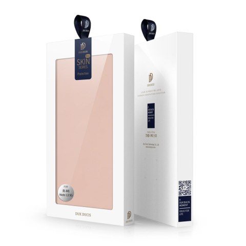 Etui Dux Ducis Skin Pro z klapką i miejscem na kartę na Xiaomi Redmi Note 13 5G - różowe Etui Dux Ducis Skin Pro z klapką i miejscem na kartę na Xiaomi Redmi Note 13 5G - różowe