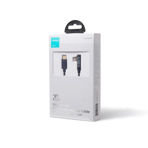 Kabel Joyroom Gaming Cable S-CL020A6 Lightning (kątowy) / USB-C (prosty) 20W 1.2 m - niebieski Kabel Joyroom Gaming Cable S-CL020A6 Lightning (kątowy) / USB-C (prosty) 20W 1.2 m - niebieski