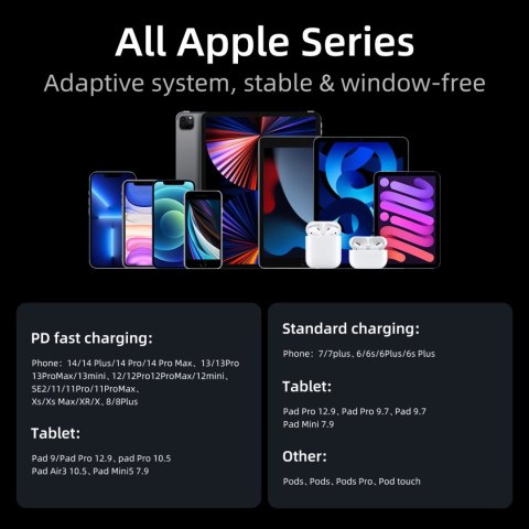 Kabel Joyroom Gaming Cable S-CL020A6 Lightning (kątowy) / USB-C (prosty) 20W 1.2 m - niebieski Kabel Joyroom Gaming Cable S-CL020A6 Lightning (kątowy) / USB-C (prosty) 20W 1.2 m - niebieski