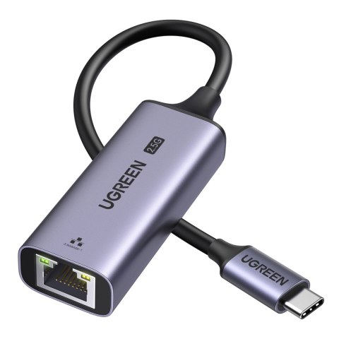 Adapter Ugreen CM648 USB-C do RJ45 Ethernet 2.5G - szary Adapter Ugreen CM648 USB-C do RJ45 Ethernet 2.5G - szary