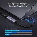 Adapter Ugreen CM648 USB-C do RJ45 Ethernet 2.5G - szary Adapter Ugreen CM648 USB-C do RJ45 Ethernet 2.5G - szary