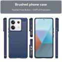 Etui Carbon Case do Xiaomi Redmi Note 13 5G - niebieskie Etui Carbon Case do Xiaomi Redmi Note 13 5G - niebieskie