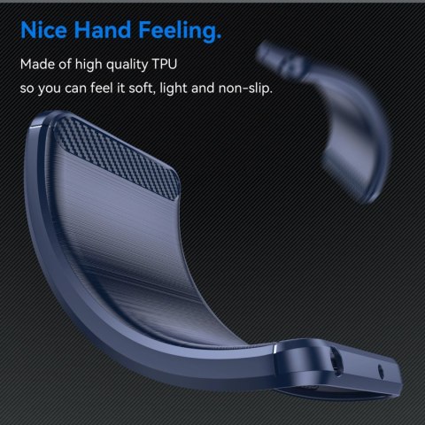 Etui Carbon Case do Xiaomi Redmi Note 13 5G - niebieskie Etui Carbon Case do Xiaomi Redmi Note 13 5G - niebieskie