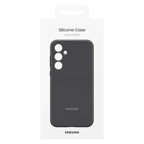 Etui Samsung Silicone Case EF-PA356TBEGWW do Samsung Galaxy A35 - czarne Etui Samsung Silicone Case EF-PA356TBEGWW do Samsung Galaxy A35 - czarne