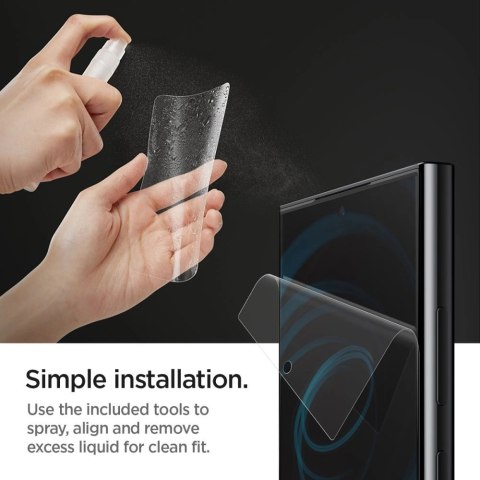 Folia hydrożelowa Spigen Neo Flex na Samsung Galaxy S24 Ultra - 2 szt. Folia hydrożelowa Spigen Neo Flex na Samsung Galaxy S24 Ultra - 2 szt.