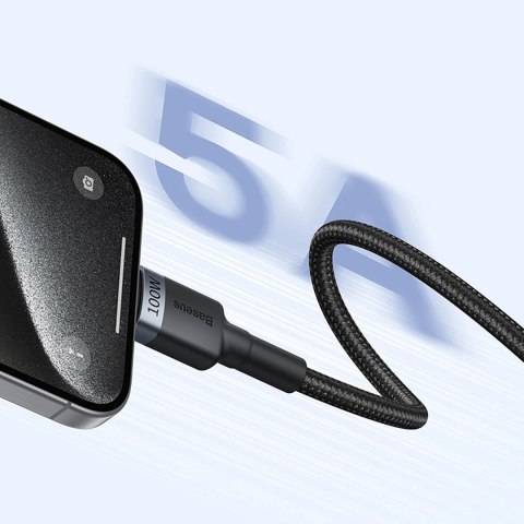 Kabel Baseus Cafule USB-C / USB-C 100W 1 m - czerwono-czarny i czarno-szary (2 szt.) Kabel Baseus Cafule USB-C / USB-C 100W 1 m - czerwono-czarny i czarno-szary (2 szt.)