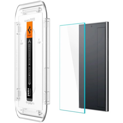 Szkło hartowane Spigen Glas.tR EZ Fit na Samsung Galaxy S24 Ultra - 2 szt. Szkło hartowane Spigen Glas.tR EZ Fit na Samsung Galaxy S24 Ultra - 2 szt.