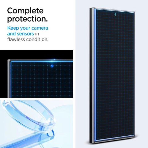 Szkło hartowane Spigen Glas.tR EZ Fit na Samsung Galaxy S24 Ultra - 2 szt. Szkło hartowane Spigen Glas.tR EZ Fit na Samsung Galaxy S24 Ultra - 2 szt.