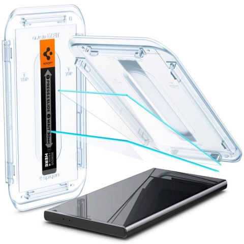 Szkło hartowane Spigen Glas.tR EZ Fit na Samsung Galaxy S24 Ultra - 2 szt. Szkło hartowane Spigen Glas.tR EZ Fit na Samsung Galaxy S24 Ultra - 2 szt.