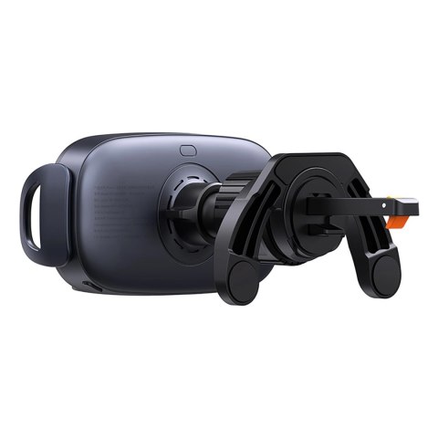 Uchwyt Baseus LightChaser BS-CM029 samochodowy z ładowarką indukcyjną z potrójną cewką - czarny Uchwyt Baseus LightChaser BS-CM029 samochodowy z ładowarką indukcyjną z potrójną cewką - czarny