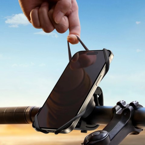 Uchwyt Joyroom JR-ZS382 na rower motocykl zaciskowy - czarny Uchwyt Joyroom JR-ZS382 na rower motocykl zaciskowy - czarny