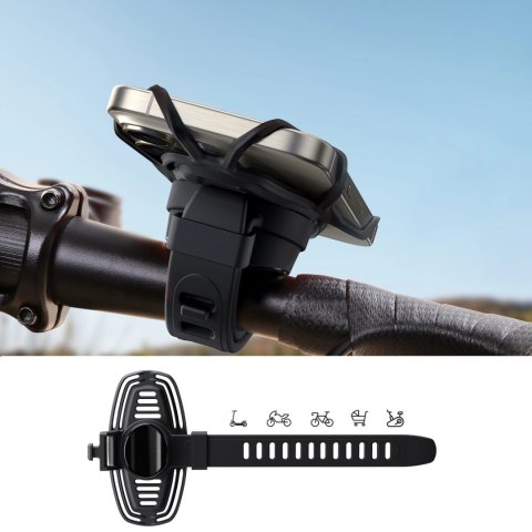 Uchwyt Joyroom JR-ZS382 na rower motocykl zaciskowy - czarny Uchwyt Joyroom JR-ZS382 na rower motocykl zaciskowy - czarny