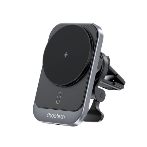 Uchwyt samochodowy Choetech T206-F z ładowarką indukcyjną 15W na kratkę nawiewu - czarny Uchwyt samochodowy Choetech T206-F z ładowarką indukcyjną 15W na kratkę nawiewu - czarny