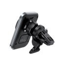 Uchwyt samochodowy Choetech T206-F z ładowarką indukcyjną 15W na kratkę nawiewu - czarny Uchwyt samochodowy Choetech T206-F z ładowarką indukcyjną 15W na kratkę nawiewu - czarny
