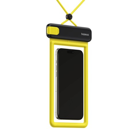 Etui Baseus DeepDive wodoodporne IPX8 z 4 warstwami uszczelnienia - czarno-żółte Etui Baseus DeepDive wodoodporne IPX8 z 4 warstwami uszczelnienia - czarno-żółte