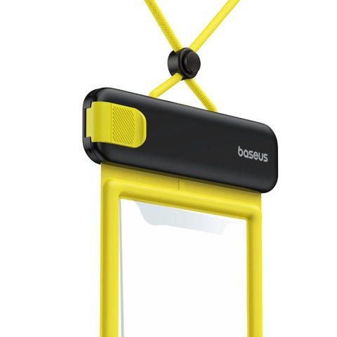 Etui Baseus DeepDive wodoodporne IPX8 z 4 warstwami uszczelnienia - czarno-żółte Etui Baseus DeepDive wodoodporne IPX8 z 4 warstwami uszczelnienia - czarno-żółte