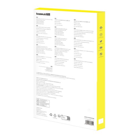 Etui Baseus DeepDive wodoodporne IPX8 z 4 warstwami uszczelnienia - czarno-żółte Etui Baseus DeepDive wodoodporne IPX8 z 4 warstwami uszczelnienia - czarno-żółte