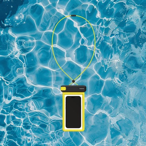 Etui Baseus DeepDive wodoodporne IPX8 z 4 warstwami uszczelnienia - czarno-żółte Etui Baseus DeepDive wodoodporne IPX8 z 4 warstwami uszczelnienia - czarno-żółte