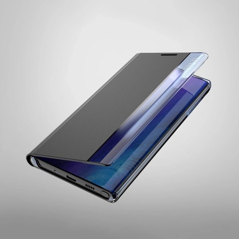 Etui New Sleep View Case z klapką i podstawką na Samsung Galaxy A55 - czarne Etui New Sleep View Case z klapką i podstawką na Samsung Galaxy A55 - czarne