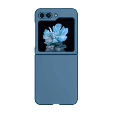 Etui Silicone Case do Samsung Galaxy Z Flip 6 - niebieskie Etui Silicone Case do Samsung Galaxy Z Flip 6 - niebieskie