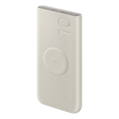 Powerbank Samsung EB-U2510XUEGEU indukcyjny 10000 mAh 2x USB-C 25W SFC - beżowy Powerbank Samsung EB-U2510XUEGEU indukcyjny 10000 mAh 2x USB-C 25W SFC - beżowy