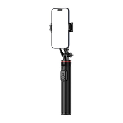Selfie stick WC1Y2S teleskopowy tripod 1.3m ze stopu aluminium z uchwytem na telefon - czarny Selfie stick WC1Y2S teleskopowy tripod 1.3m ze stopu aluminium z uchwytem na telefon - czarny