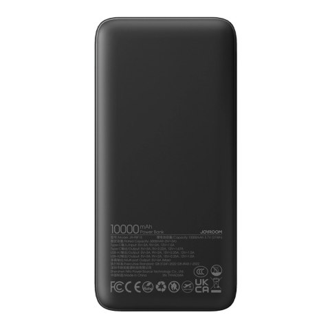 Powerbank Joyroom JR-PBF15 10000mAh USB-C USB-A 22.5W - czarny Powerbank Joyroom JR-PBF15 10000mAh USB-C USB-A 22.5W - czarny
