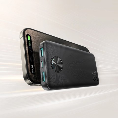 Powerbank Joyroom JR-PBF15 10000mAh USB-C USB-A 22.5W - czarny Powerbank Joyroom JR-PBF15 10000mAh USB-C USB-A 22.5W - czarny