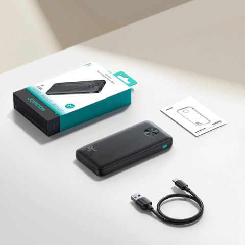 Powerbank Joyroom JR-PBF15 10000mAh USB-C USB-A 22.5W - czarny Powerbank Joyroom JR-PBF15 10000mAh USB-C USB-A 22.5W - czarny