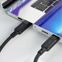 Kabel Acefast C5 USB-C - USB-C / USB-C 2w1 100W 480Mb/s - czarny Kabel Acefast C5 USB-C - USB-C / USB-C 2w1 100W 480Mb/s - czarny