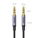 Kabel Ugreen AV183 10648 mini jack 3.5mm / mini jack 3.5mm 1m - szary Kabel Ugreen AV183 10648 mini jack 3.5mm / mini jack 3.5mm 1m - szary