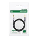 Kabel Ugreen AV183 10648 mini jack 3.5mm / mini jack 3.5mm 1m - szary Kabel Ugreen AV183 10648 mini jack 3.5mm / mini jack 3.5mm 1m - szary