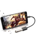 Kabel Ugreen US133 10396 micro USB (męski) / USB-A (żeński) OTG płaski 0.15m - czarny Kabel Ugreen US133 10396 micro USB (męski) / USB-A (żeński) OTG płaski 0.15m - czarny