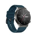 Pasek silikonowy do Huawei Watch GT 2/3/4/2 Pro/3 Pro/4 Pro/GT 2e 46mm - ciemnozielony Pasek silikonowy do Huawei Watch GT 2/3/4/2 Pro/3 Pro/4 Pro/GT 2e 46mm - ciemnozielony