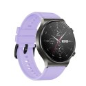 Pasek silikonowy do Huawei Watch GT 2/3/4/2 Pro/3 Pro/4 Pro/GT 2e 46mm - fioletowy Pasek silikonowy do Huawei Watch GT 2/3/4/2 Pro/3 Pro/4 Pro/GT 2e 46mm - fioletowy