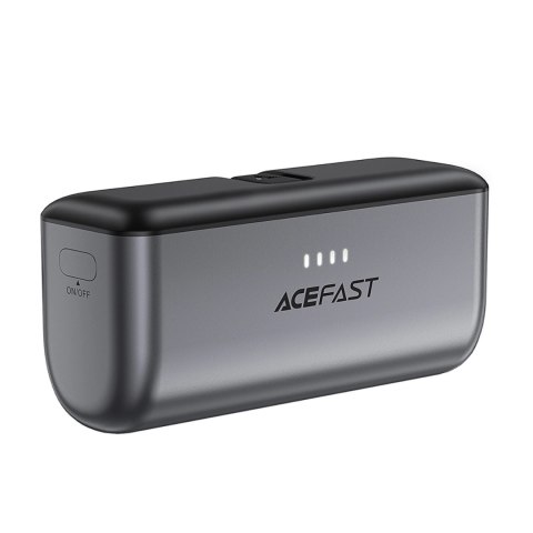 Powerbank Acefast M9 5000mAh USB-C (męski) / USB-C (żeński) PD 20W - czarny Powerbank Acefast M9 5000mAh USB-C (męski) / USB-C (żeński) PD 20W - czarny