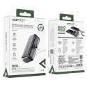 Powerbank Acefast M9 5000mAh USB-C (męski) / USB-C (żeński) PD 20W - czarny Powerbank Acefast M9 5000mAh USB-C (męski) / USB-C (żeński) PD 20W - czarny