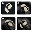 Słuchawka biznesowa OWS Dudao U4A Bluetooth 5.3 IPX5 - biała Słuchawka biznesowa OWS Dudao U4A Bluetooth 5.3 IPX5 - biała