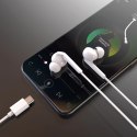 Słuchawki Dudao X3C+ przewodowe USB-C dokanałowe 1.2m - białe Słuchawki Dudao X3C+ przewodowe USB-C dokanałowe 1.2m - białe